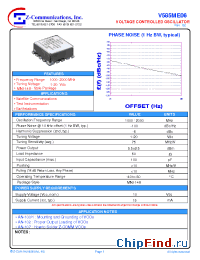 Datasheet V585ME06 manufacturer Z-Communications