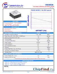 Datasheet V602ME06 manufacturer Z-Communications