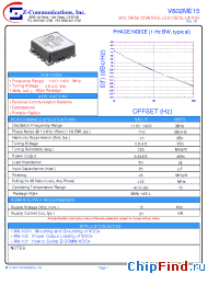 Datasheet V602ME15 manufacturer Z-Communications