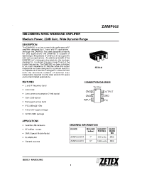Datasheet ZAMP002H6TC manufacturer Zetex