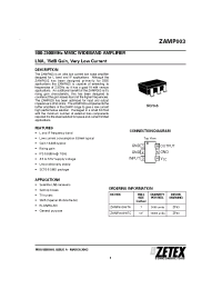 Datasheet ZAMP003H6TC manufacturer Zetex