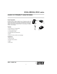 Datasheet ZC931 manufacturer Zetex