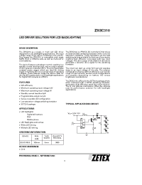 Datasheet ZHCS1000 manufacturer Zetex
