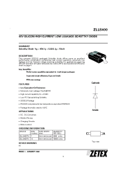 Datasheet ZLLS400 manufacturer Zetex