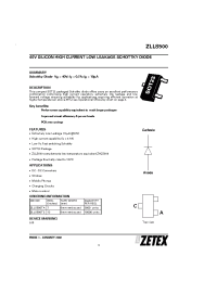 Datasheet ZLLS500TC manufacturer Zetex