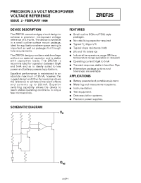 Datasheet ZREF25Z manufacturer Zetex