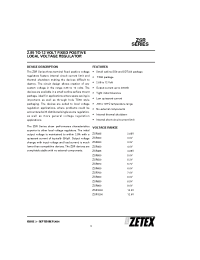 Datasheet ZSR1000C manufacturer Zetex