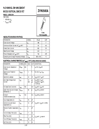 Datasheet ZVN0545A manufacturer Zetex