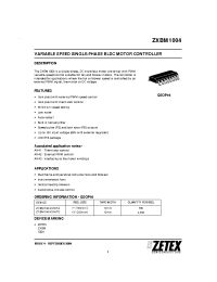 Datasheet ZXBM1004Q16TA manufacturer Zetex