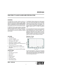 Datasheet ZXCD1000 manufacturer Zetex