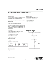 Datasheet ZXCT1008FTA производства Zetex