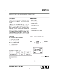 Datasheet ZXCT1022E5TA manufacturer Zetex