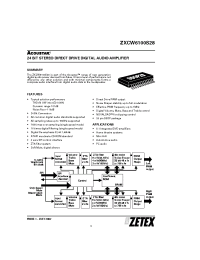 Datasheet ZXCW6100S28 manufacturer Zetex