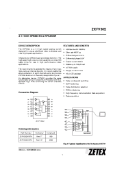 Datasheet ZXFV302 manufacturer Zetex