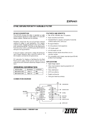 Datasheet ZXFV401 manufacturer Zetex