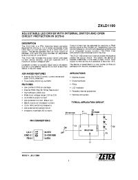 Datasheet ZXLD1100H6TA manufacturer Zetex