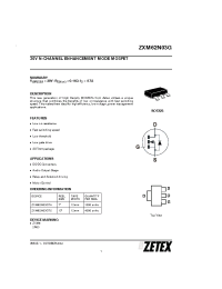 Datasheet ZXM62N03G manufacturer Zetex