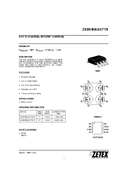 Datasheet ZXMHN6A07T8TC manufacturer Zetex