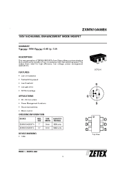 Datasheet ZXMN10A08E6TC manufacturer Zetex