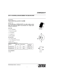 Datasheet ZXMN2A01F manufacturer Zetex