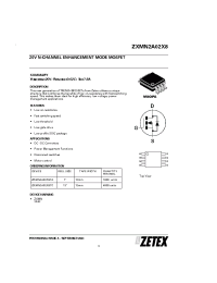 Datasheet ZXMN2A02X8 производства Zetex