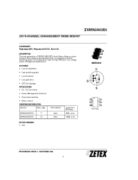 Datasheet ZXMN2A03E6TC manufacturer Zetex