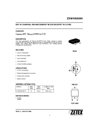 Datasheet ZXMN6A09K производства Zetex