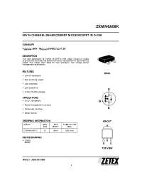 Datasheet ZXMN6A09KTC manufacturer Zetex