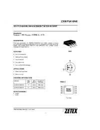 Datasheet ZXMP3A16N8TA manufacturer Zetex