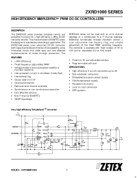 Datasheet ZXRD1050PQ16 производства Zetex