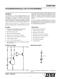 Datasheet ZXRE1004EN8 manufacturer Zetex