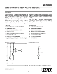 Datasheet ZXRE4041FN8 производства Zetex