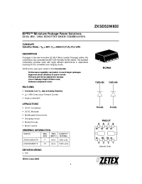 Datasheet ZXSDS2M832 manufacturer Zetex