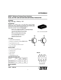Datasheet ZXTD2M832TC manufacturer Zetex