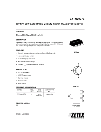 Datasheet ZXTN2007Z производства Zetex