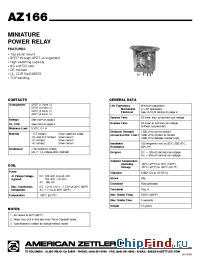 Datasheet AZ1661CT24A manufacturer Zettler