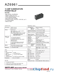 Datasheet AZ6961-1A-5D manufacturer Zettler