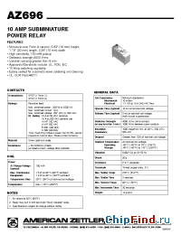 Datasheet AZ6961A6DE manufacturer Zettler