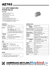 Datasheet AZ7631C220A manufacturer Zettler