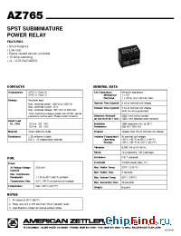 Datasheet AZ7651A24D manufacturer Zettler