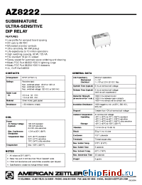 Datasheet AZ82222C9DME manufacturer Zettler