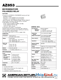 Datasheet AZ853PS4.5 manufacturer Zettler