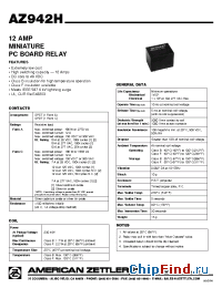 Datasheet AZ942H1C24D manufacturer Zettler