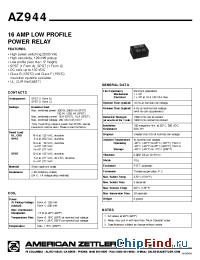 Datasheet AZ9441AH12DE производства Zettler