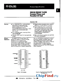 Datasheet Z0803606FEA manufacturer Zilog