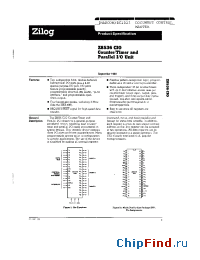 Datasheet Z0853606VEC manufacturer Zilog