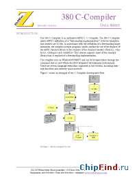 Datasheet Z80380 manufacturer Zilog
