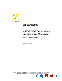 Datasheet Z85C30 manufacturer Zilog