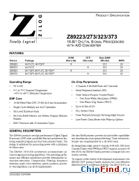 Datasheet Z89223-20 manufacturer Zilog