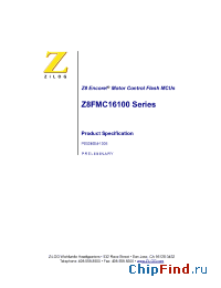 Datasheet Z8FMC04100AKSG manufacturer Zilog